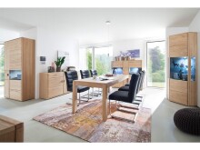 Schwingstühle >Muri< (2er Set), Moderner Esszimmerstuhl, 130 kg belastbar, Edelstahl gebürstet, Sitzbezug Anthrazit PU Argentina, B46xH96xT64 cm, inkl. Montageanleitung