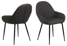 Schalenstuhl >Candis< (2er-Set) in Grau,...