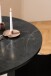 Esstisch >Amble< in schwarz, MDF, Stahl - 75x110cm (HxD)