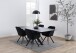 Glastisch >Heaven< in schwarz, Glas-Keramik, Stahl - 200x75,5x100cm (BxHxT)