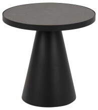 Couchtisch >Soli< in schwarz, Glas, Stahl -...