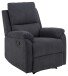 Relaxsessel >Sabia< in Grau, Stoff, Stahl - 80x101x90cm (BxHxT)