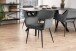 Armlehnstuhl >Ranja< (2er-Set) in Grau, Polyester, Stahl - 56x79x59,5cm (BxHxT)