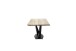 Baumkantentisch >GRAVINA< in naturfarben/ schwarz - 180x74x90 (BxHxT)
