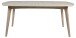 Esstisch >Marte< in Eiche weiss pigmentiert, MDF - 180x76x102cm (BxHxT)