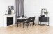 Anrichte >Newton< in schwarz, Stahl - 82x80x40cm (BxHxT)
