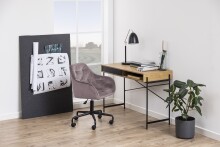 Schreibtischstuhl >Brooke< in dusty rose - 59x88,5x58,5 (BxHxT)