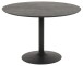 Esstisch >Ibiza< in schwarz, MDF, Stahl - 74x110cm (HxD)
