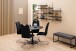 Esstisch >Ibiza< in schwarz, MDF, Stahl - 74x110cm (HxD)