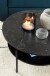 Couchtisch >Goldington< in schwarz, MDF, Stahl - 45x80cm (HxD)
