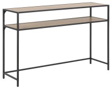 Konsolentisch >Seaford< in Wildeiche, MDF, Stahl -...