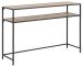 Konsolentisch >Seaford< in Wildeiche, MDF, Stahl - 120x79x35cm (BxHxT)