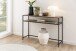 Konsolentisch >Seaford< in Wildeiche, MDF, Stahl - 120x79x35cm (BxHxT)