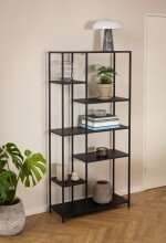 Standregal >Newcastle< in schwarz, Stahl -...