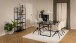 Standregal >Newcastle< in schwarz, Stahl - 79,5x165x30cm (BxHxT)