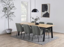 Kulissen-Esstisch >Brighton< in Eiche - 220x75x95cm (BxHxT)