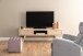 TV-Board >A-Line< in Eiche weiss pigmentiert - 150x45x40cm (BxHxT)