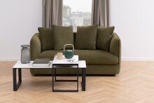 Couchtisch >Katrine< (2-teilig) in weiss - 115x45x69 (BxHxT)