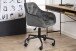 Schreibtischstuhl >Brooke< in Grau, Polyester, Stahl - 59x88,5x58,5cm (BxHxT)