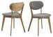 Esszimmerstuhl >Minsk< (2er-Set) in Grau - 46,5x80,5x53 (BxHxT)