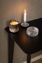 Schreibtisch >Roxby< in schwarz, MDF, Rubberwood -...