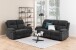 3-Sitzer >Mora< in Grau, Stoff, Stahl - 196,5x98x95cm (BxHxT)