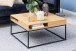 Couchtisch >Willford< in Wildeiche, MDF, Stahl - 80x40x80cm (BxHxT)
