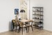 Esstisch >Roxby< in Eiche, MDF, Rubberwood - 80x76x80cm (BxHxT)