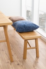 Sitzbank >Galway< in Eiche, Massivholz - 200x45x36cm (BxHxT)