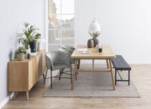 Esstisch >Galway< in Eiche, MDF - 200x75x100cm (BxHxT)