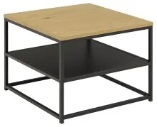 Couchtisch >Gila< in Wildeiche, MDF - 55x42x55cm...