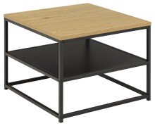 Couchtisch >Gila< in Wildeiche, MDF - 55x42x55cm...