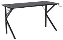 Gamingtisch >Ninja< in Carbon, MDF, Stahl -...