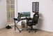 Gamingtisch >Ninja< in Carbon, MDF, Stahl - 140x75x60cm (BxHxT)