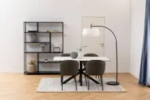 Esstisch >Heaven< in weiss, schwarz, Glas-Keramik,...
