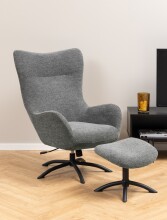 Relaxsessel >Talgarth< in anthrazit, Polyester,...