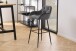 Barhocker >Brooke< (2er-Set) in Grau, Polyester, Stahl - 52x104x53cm (BxHxT)