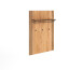 Garderobenpaneel >Eddie< in Eiche / schwarz - 82x120x28 (BxHxT)