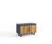 Garderoben-Set >Joe< (5-teilig) in Eiche / anthrazit - 235x197x40 (BxHxT)