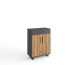 Garderoben-Set >Joe< (5-teilig) in Eiche / anthrazit - 235x197x40 (BxHxT)