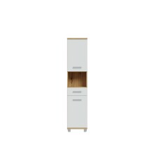 Badezimmer-Set >Veris< (5-teilig) in Artisan Eiche Dekor / secret grey