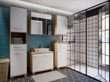 Badezimmer-Set >Veris< (5-teilig) in Artisan Eiche...