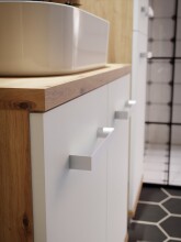 Badezimmer-Set >Veris< (4-teilig) in Artisan Eiche Dekor / secret grey