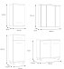 Badezimmer-Set >Veris< (4-teilig) in Artisan Eiche Dekor / secret grey