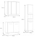 Badezimmer-Set >Veris< (3-teilig) in Artisan Eiche Dekor / secret grey