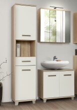 Badezimmer-Set >Aggi< (3-teilig) in Sonoma Eiche...