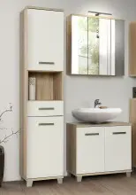 Badezimmer-Set >Aggi< (3-teilig) in Sonoma Eiche...