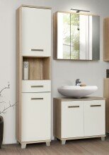 Badezimmer-Set >Aggi< (3-teilig) in Sonoma Eiche...