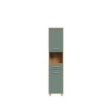 Badezimmer-Set >Veris< (3-teilig) in Artisan Eiche Dekor / Salbei, Holzwerkstoff