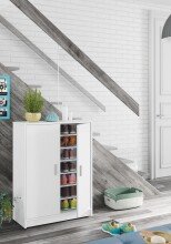 Schuhschrank >Basic< in Weiß - 75x101x36 (BxHxT)